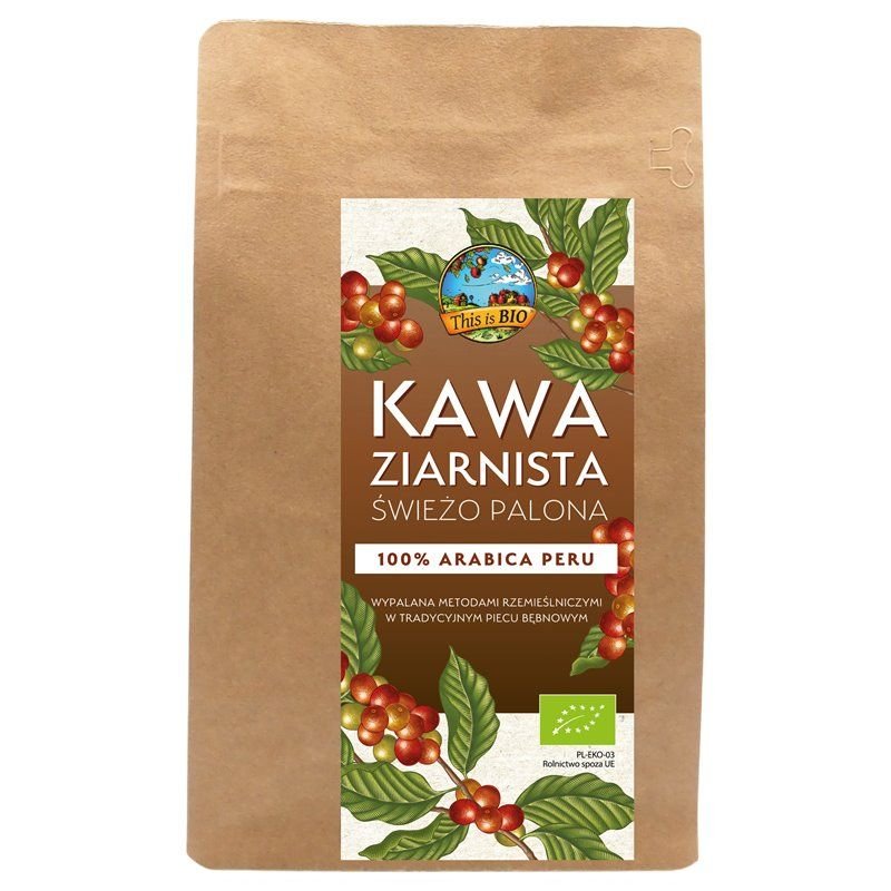 KAWA ZIARNISTA BIO 100% ARABICA - 250g - This is BIO