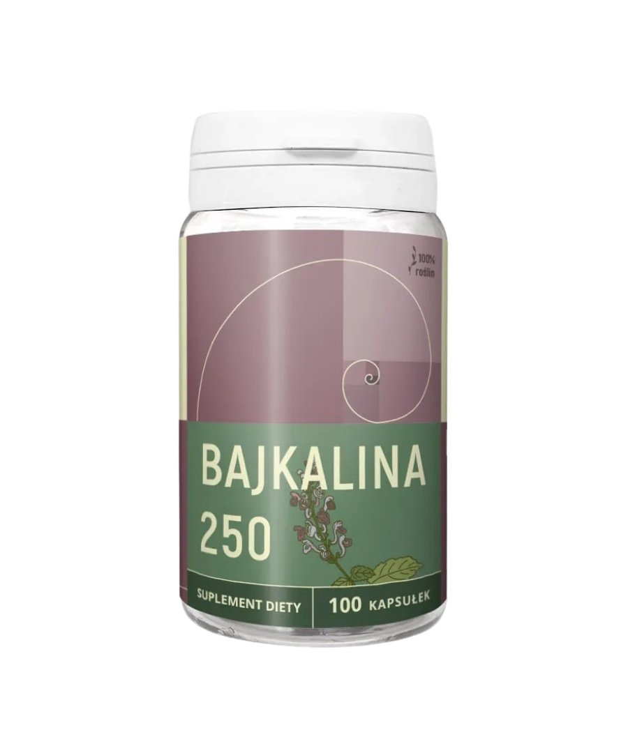 Bajkalina 250mg 100 kapsułek NANGA