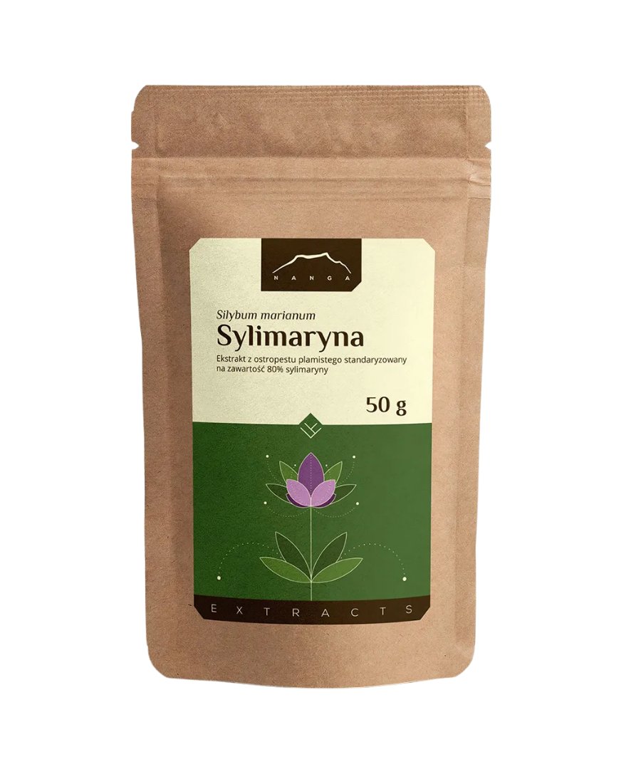 Sylimaryna 80% proszek 50g NANGA