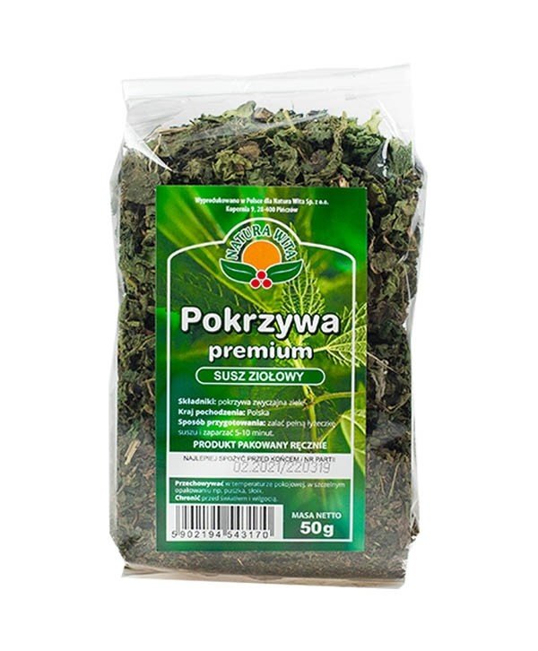 NATURA-WITA NATURA-WITA Pokrzywa liść krojony 50g 5902194543170