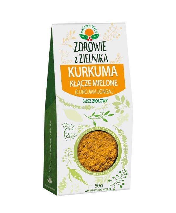 Kurkuma kłącze mielone 50g NATURA WITA