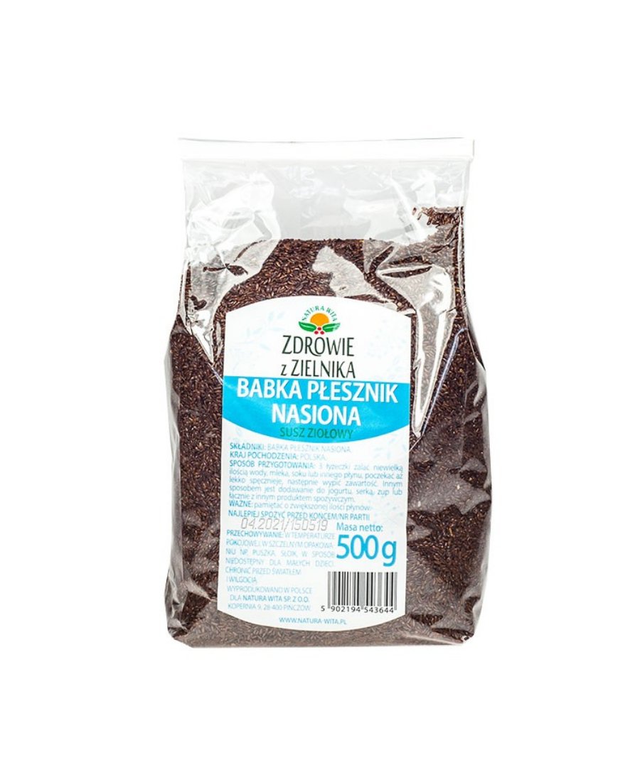 Babka płesznik nasiona 500g NATURA WITA