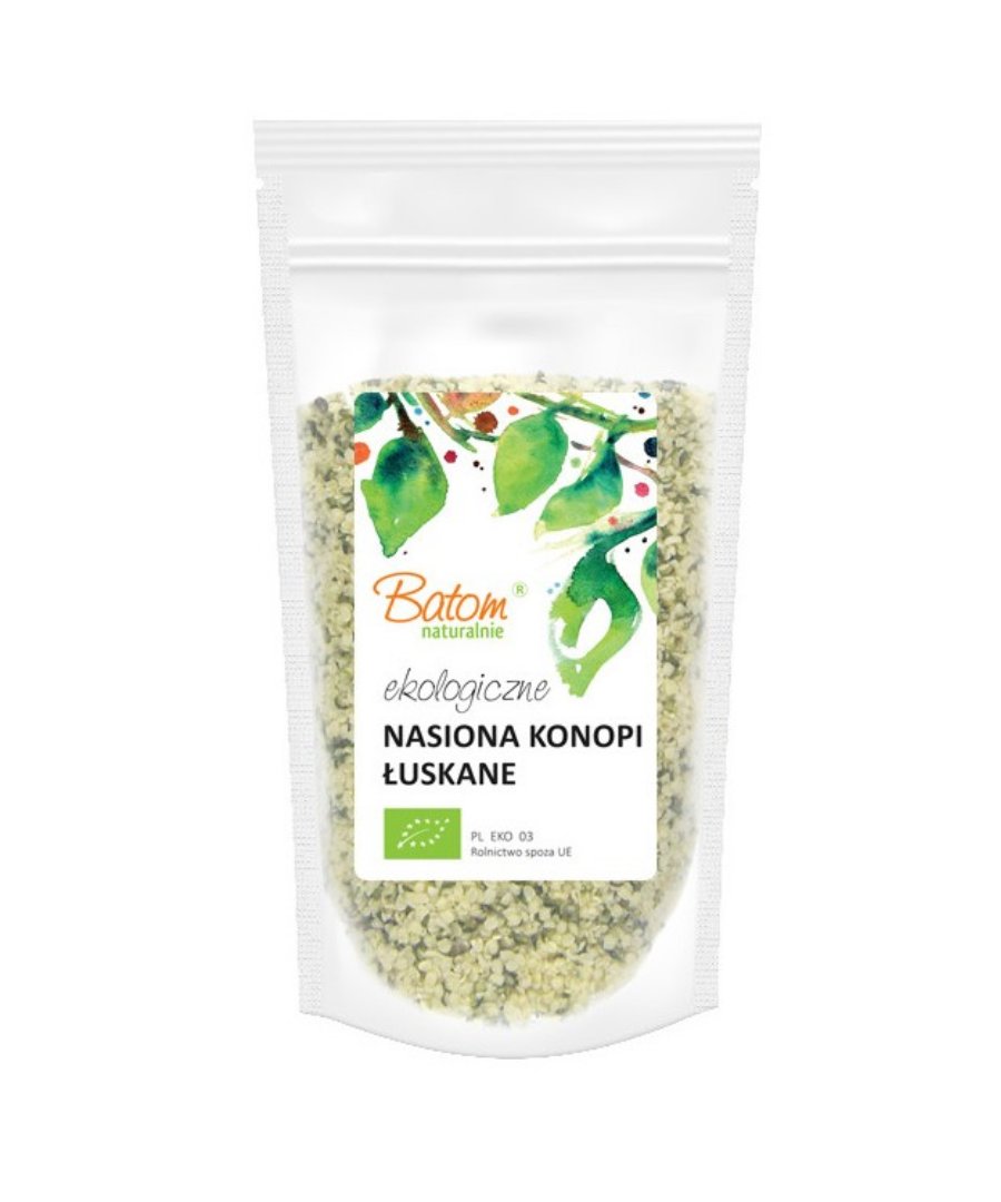 Nasiona konopi łuskane BIO 150g BATOM