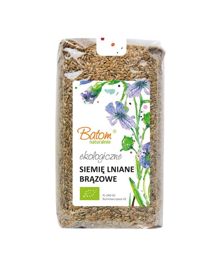 BATOM BIO Siemię lniane brązowe 500g Batom