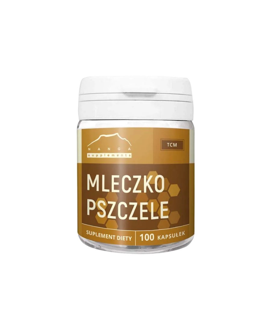 Mleczko pszczele 200 mg 100 kapsułek Nanga