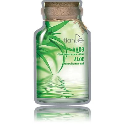 TianDe Nawilżająca kremowa maseczka Aloes 50109
