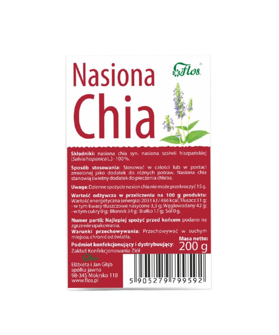 Chia nasiona 200 g FLOS