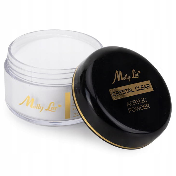 Puder akrylowy do paznokci MollyLac Acrylic Powder Crystal Clear 30 g