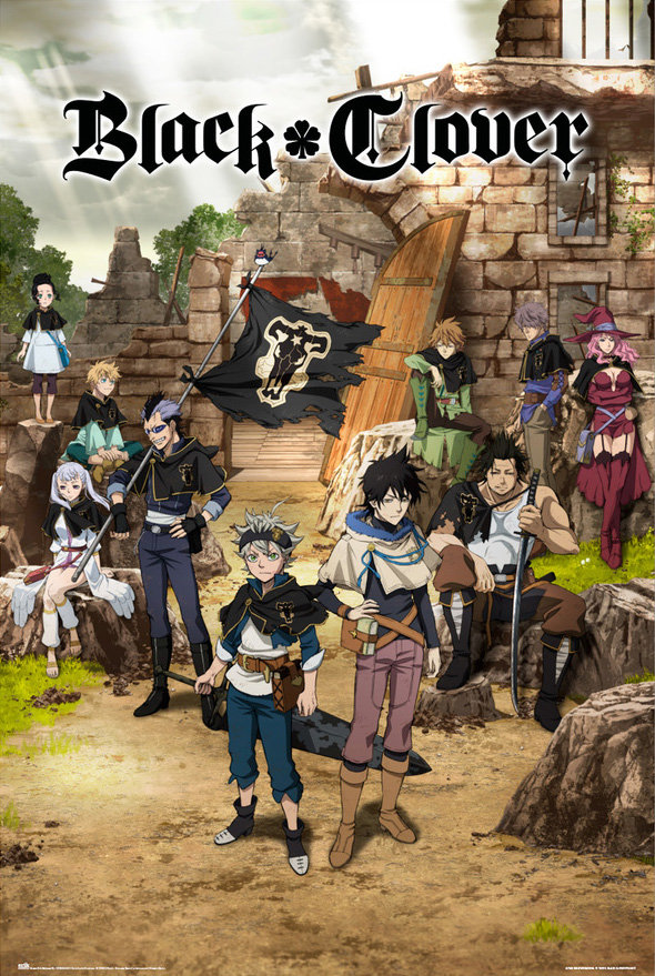 Black Clover Black Yuno i Bull Squad - plakat 61x91,5 cm