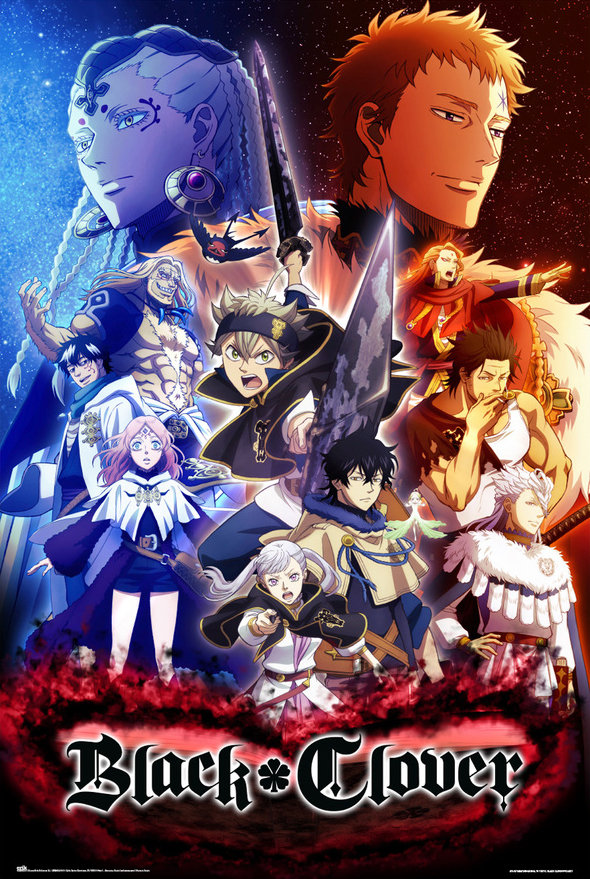 Black Clover Bohaterowie - plakat 61x91,5 cm