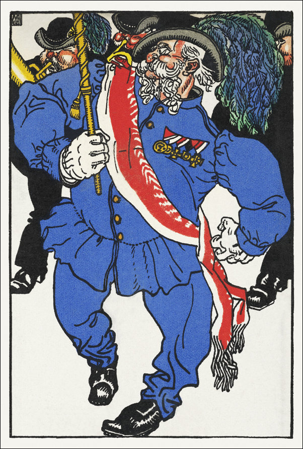 Boy in Fancy Dress, Paul Klee - plakat 61x91,5 cm