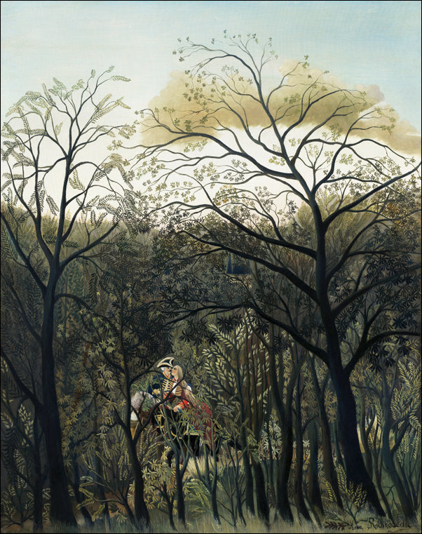 Boy on the Rocks, Henri Rousseau - plakat 60x80 cm