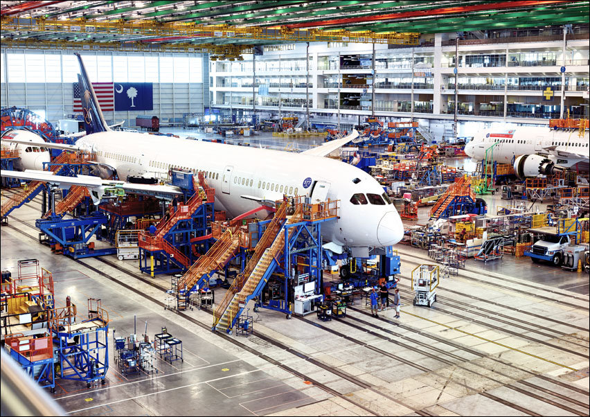 Boeing South Carolina, Carol Highsmith - plakat 30x20 cm