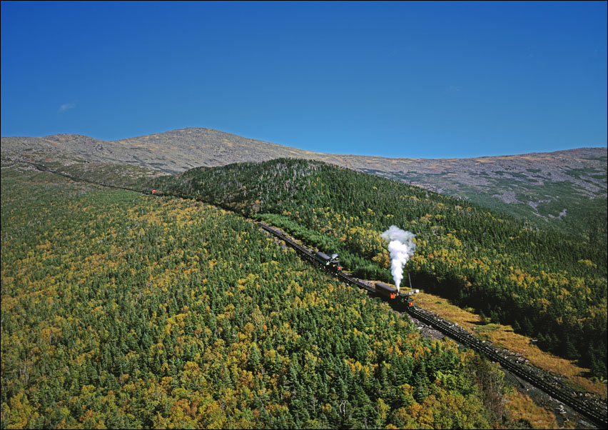 Cog Railway in New Hampshire’s White Mountains, Carol Highsmith - plakat 40x30 cm