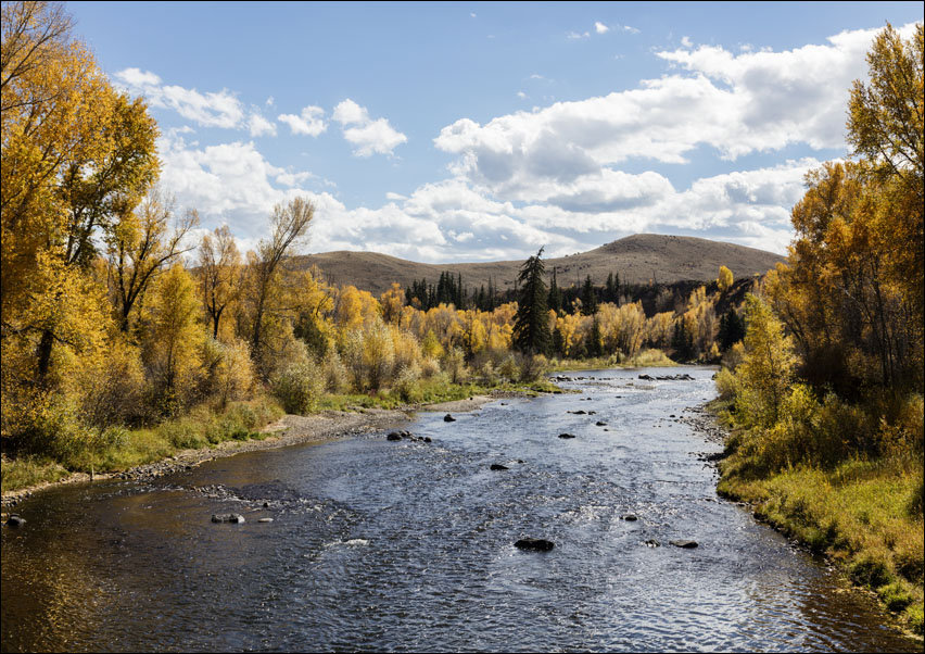 Colorado River, near Parshall, Carol Highsmith - plakat 70x50 cm