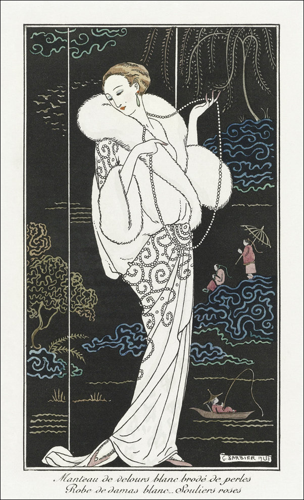 Costumes Parisiens, George Barbier - plakat 20x30 cm