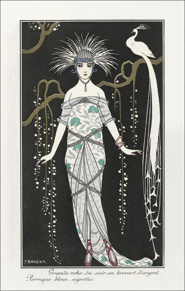 Costumes Parisiens, George Barbier - plakat 20x30 cm