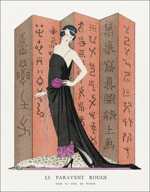 Costumes Parisiens, George Barbier - plakat 21x29,7 cm