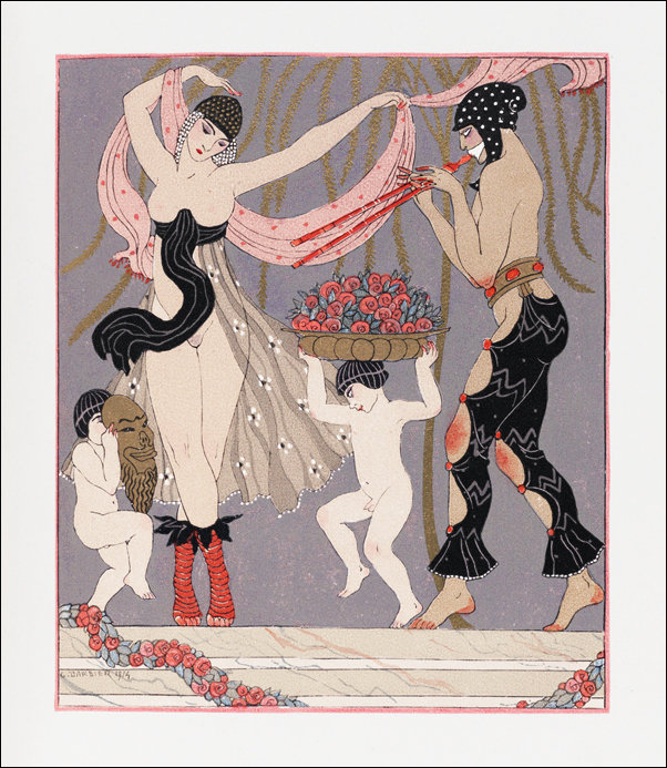 Costumes Parisiens, George Barbier - plakat 50x70 cm