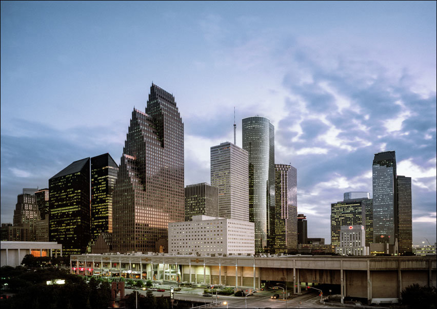 Downtown Houston, Texas., Carol Highsmith - plakat 29,7x21 cm