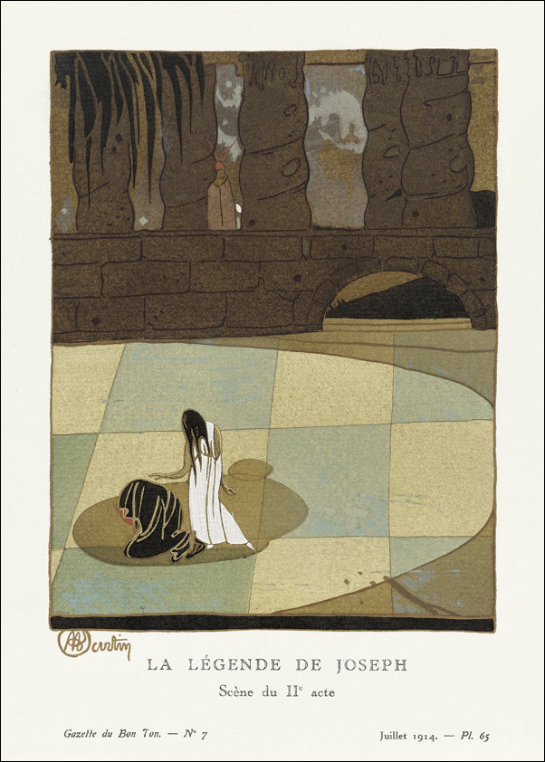 Dubbele pagina, Charles Martin - plakat 61x91,5 cm