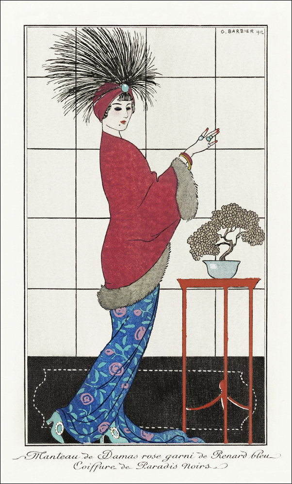 Elle et Lui, George Barbier - plakat 21x29,7 cm