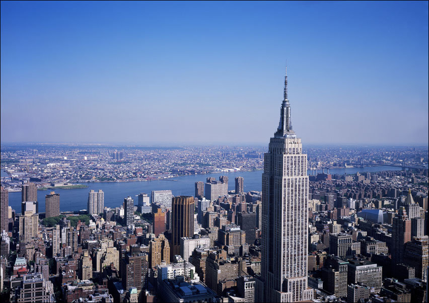Empire State Building view of New York City, Carol Highsmith - plakat 100x70 cm