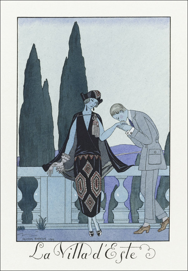 Falbalas et Fanfreluches, George Barbier - plakat 20x30 cm