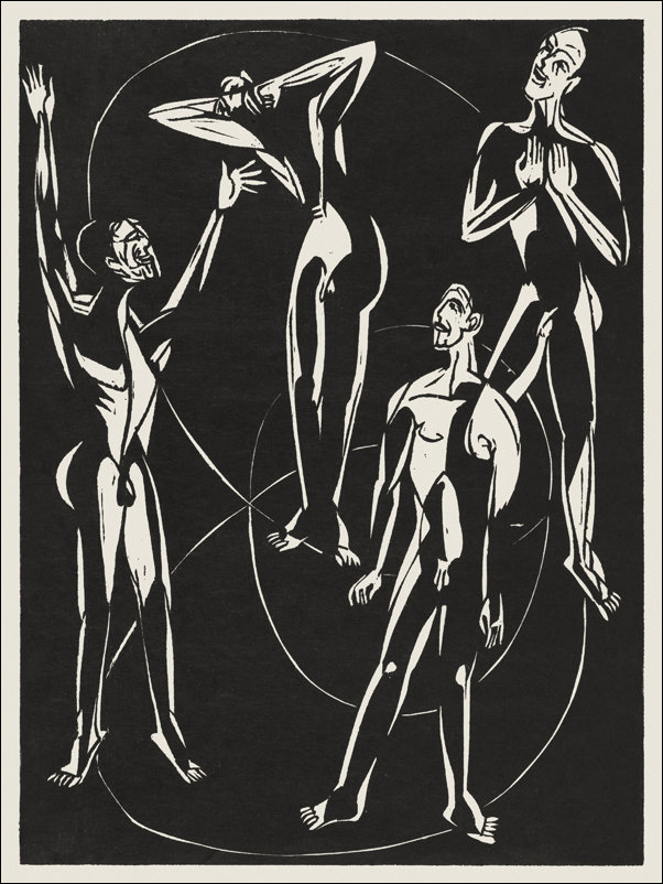 Feelings, Ernst Ludwig Kirchner - plakat 70x100 cm