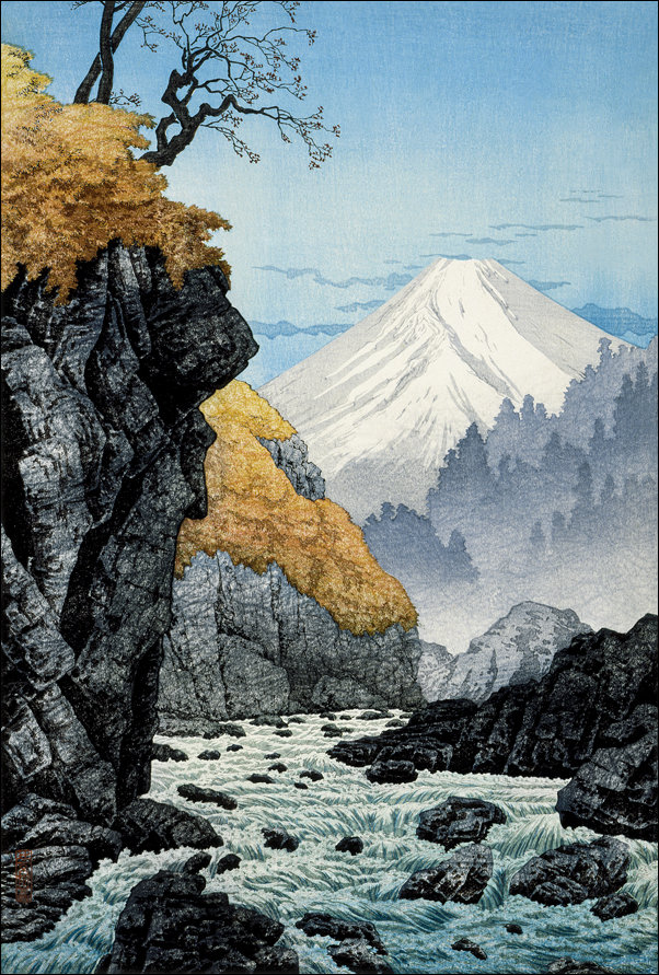 Foot of Mount Ashitaka, Hiroaki Takahashi - plakat 40x50 cm
