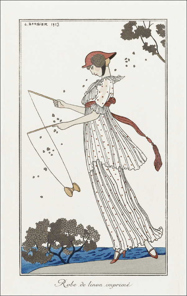 Gazette du Bon Ton, George Barbier - plakat 40x50 cm