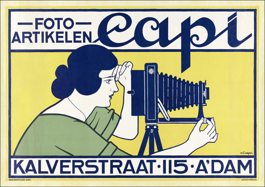 Fotoartikelen Capi, Johann Georg van Caspel - plakat 100x70 cm