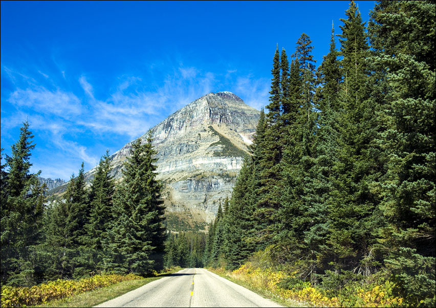 Glacier National Park, Montana., Carol Highsmith - plakat 59,4x42 cm
