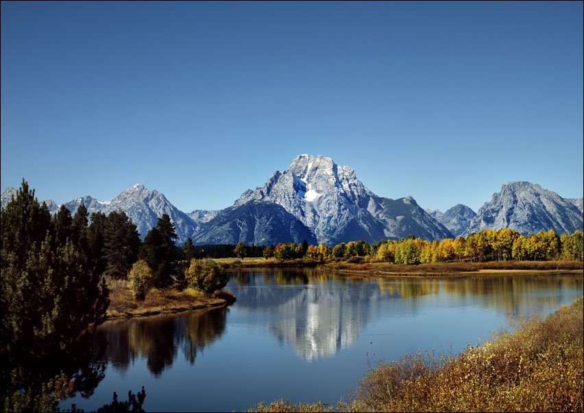 Grand Teton National Park view., Carol Highsmith - plakat 70x50 cm