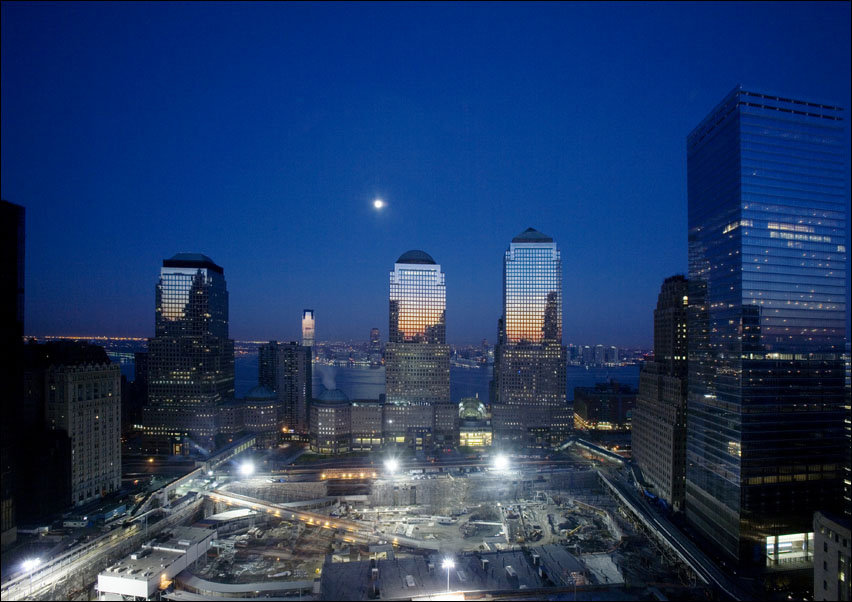 Ground Zero under construction New York City, Carol Highsmith - plakat 100x70 cm
