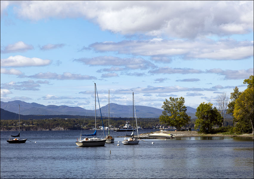 Harbor near Charlotte, Vermont, Carol Highsmith - plakat 40x30 cm