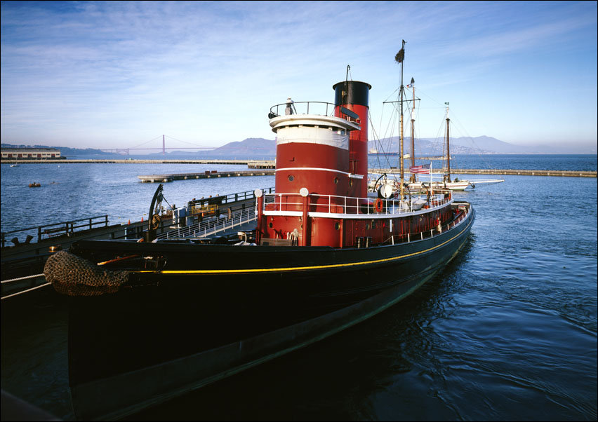 Hercules ship at the Hyde Street Pier in San Francisco, California., Carol Highsmith - plakat 80x60 cm