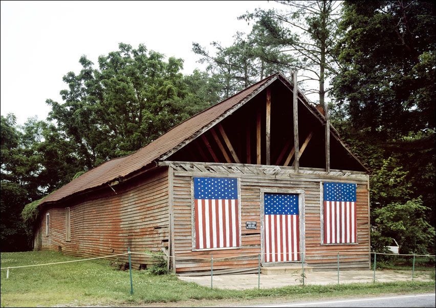 Historic old general store in rural North Carolina, Carol Highsmith - plakat 50x40 cm