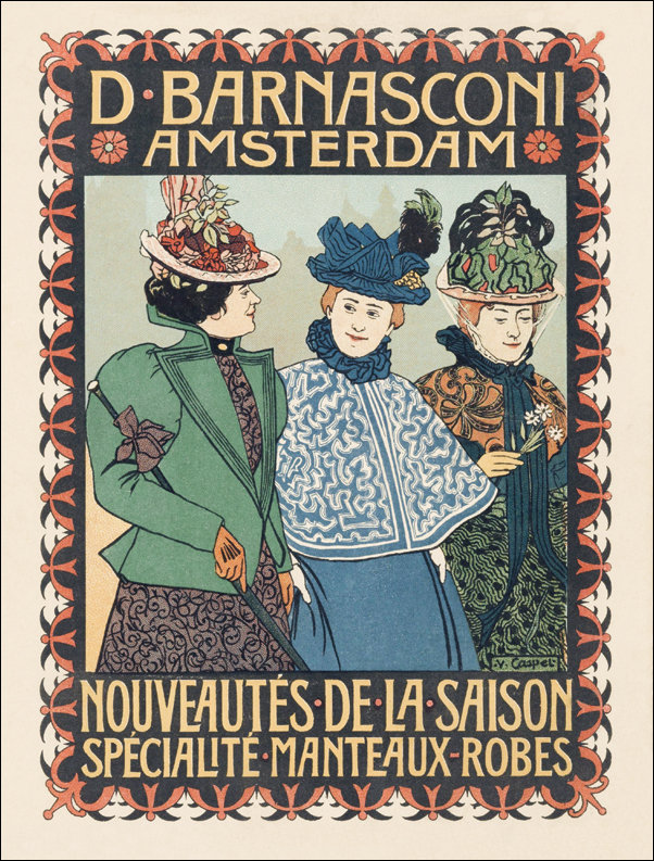 Höllandischer Cacao, Johann Georg van Caspel - plakat 70x100 cm
