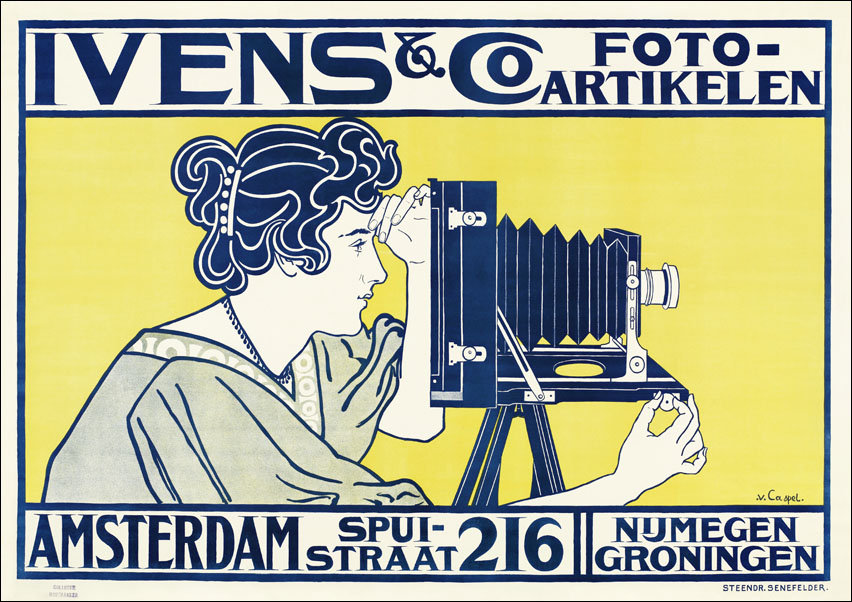 Ivens & Co. Fotoartikelen, Johann Georg van Caspel - plakat 70x50 cm