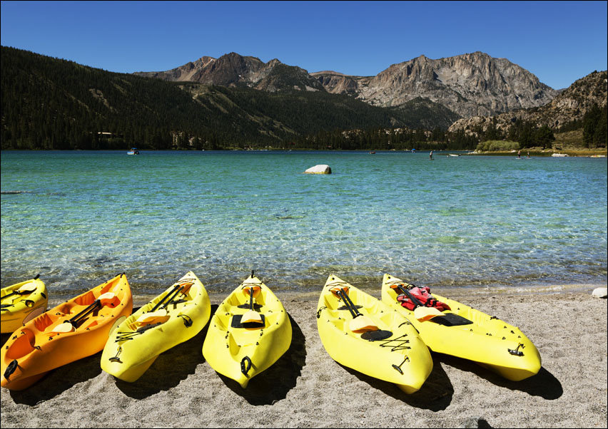 June Lake is a census-designated place in Mono County, California., Carol Highsmith - plakat 50x40 cm