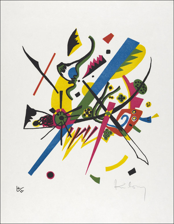 Kleine Welten I, Wassily Kandinsky - plakat 70x100 cm