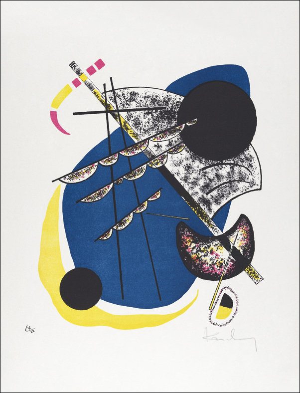 Kleine Welten II, Wassily Kandinsky - plakat 50x70 cm