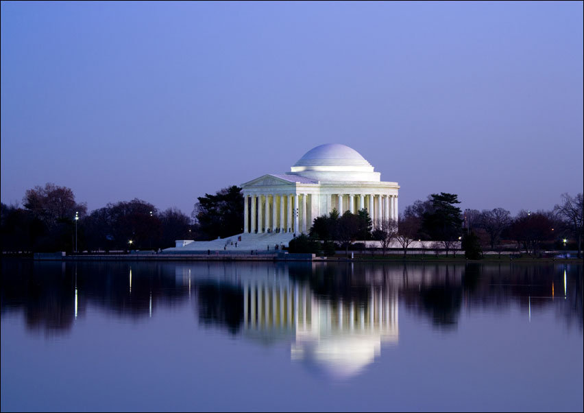Jefferson Memorial, Washington, D.C., Carol Highsmith - plakat 60x40 cm