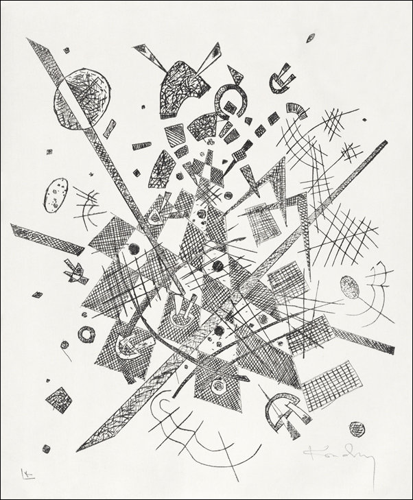Kleine Welten IX, Wassily Kandinsky - plakat 70x100 cm