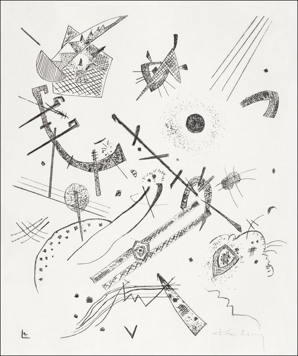 Kleine Welten, Wassily Kandinsky - plakat 70x100 cm