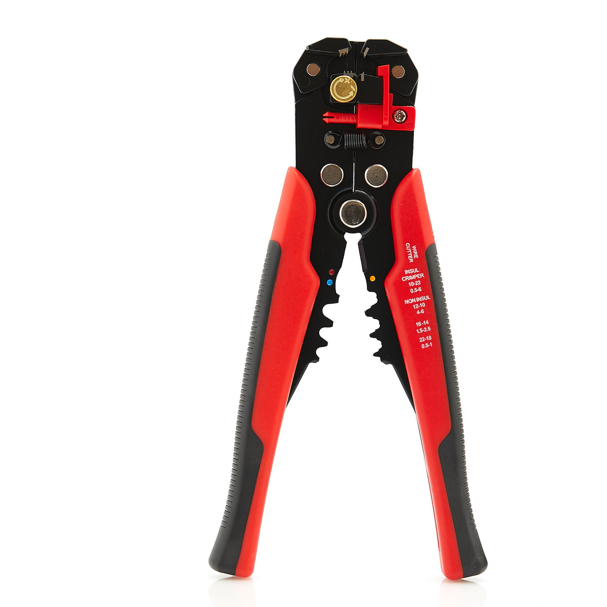 Ściągacz izolacji i zaciskarka kabli o średnicach 0,2-6mm (24-10 AWG)