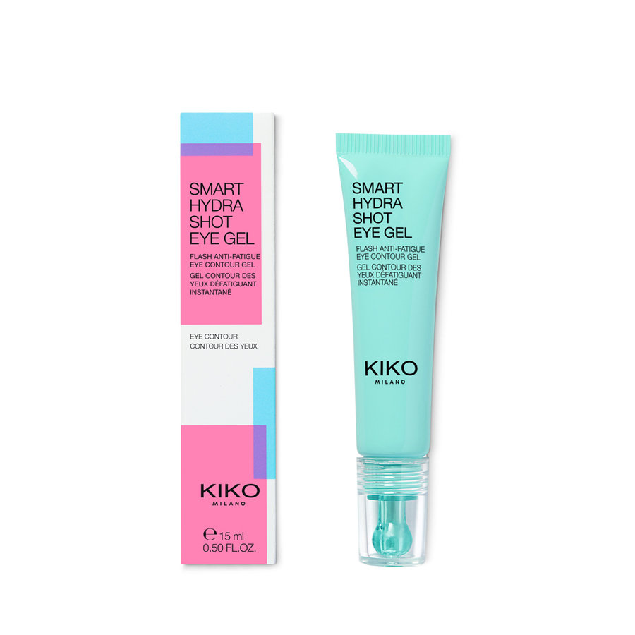 KIKO Milano, Smart Hydra Shot Eye Gel nawilżający żel niwelujący obrzęki i cienie pod oczami 15ml