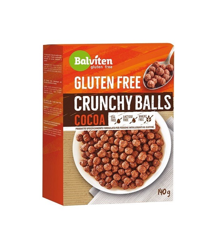 Balviten Kakaowe Kuleczki Crunchy Balls bezglutenowe 140g -