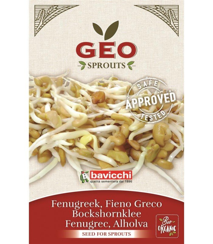 Kozieradka - nasiona na kiełki GEO, certyfikowane, 35g, Bavicchi (ZFG0103)